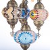 Authentic 4-Piece Ceiling Pendant Chandelier Mosaic Lamp Open Set Sultan